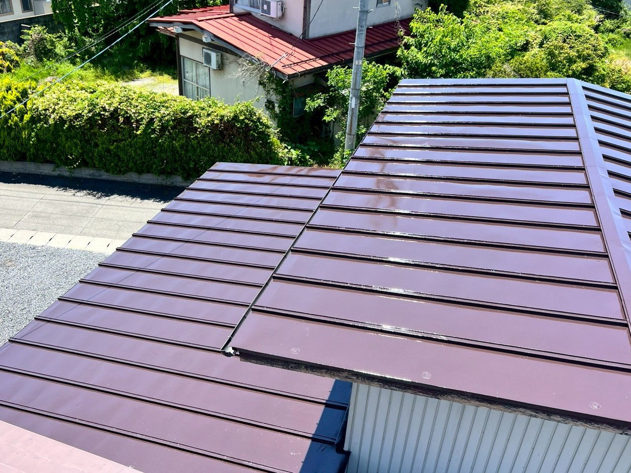 【山形県山形市】戸建ての屋根塗装を行いました